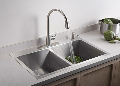 Смеситель Jacob Delafon Simplice 596D-CP для кухонной мойки