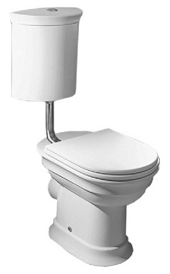 Унитаз приставной Hatria Dolcevita CR вертикальный выпуск