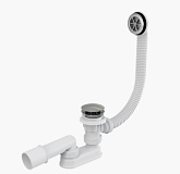 Сифон для ванны click/clack ALCAPLAST A505KM - 100 cм