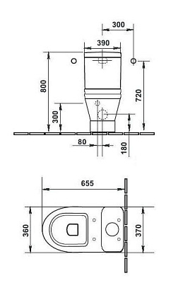 Бачок для унитаза Duravit Starck 3 0920100005