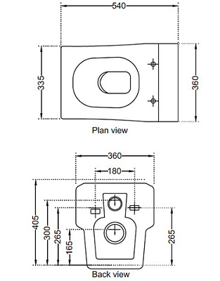 Унитаз Jaquar Fonte FNS-WHT-40951