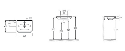 Раковина Jacob Delafon Replay 2 E4485