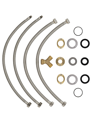 Смеситель для раковины высокий WONZON & WOGHAND LOOP, Черный матовый WW-131-00-508