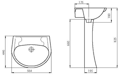 Раковина Santeri Воротынский 50