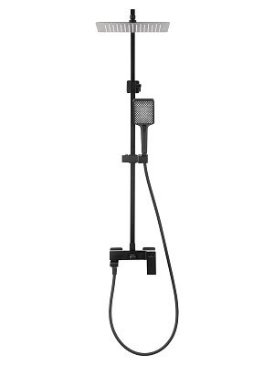Душевая система WONZON & WOGHAND CUBE 2.0, Черный матовый WW-88047068-MB