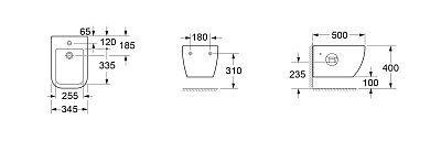 Подвесное биде Lavinia Boho One 33020070