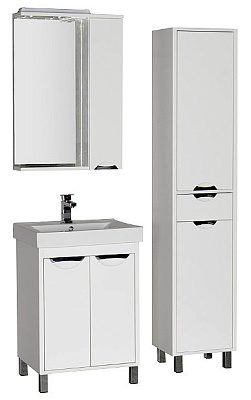 Зеркало-шкаф Aquanet Гретта 60 белый