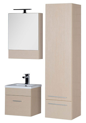 Шкаф-пенал Aquanet Нота светлый дуб