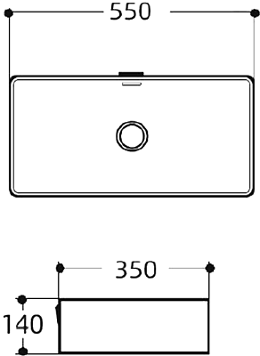 Раковина Aquanet PERFECT-3