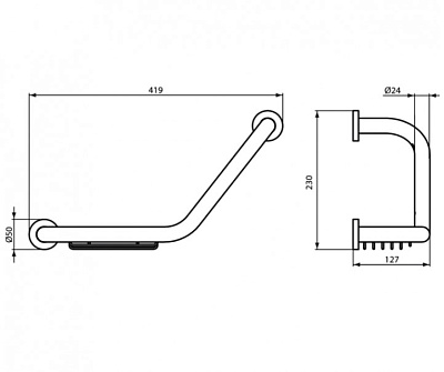Поручень для ванны Ideal Standard IOM A9114AA