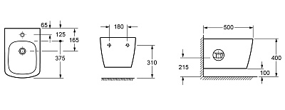 Подвесное биде Lavinia Boho Aveo 33060050
