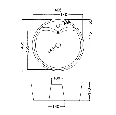 Раковина Jaquar JDS JDS-WHT-25935