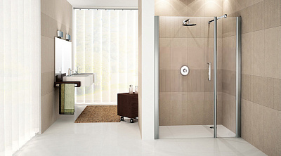 Душевая дверь в нишу Novellini Giada G+F in line GIADNGF102S-1K
