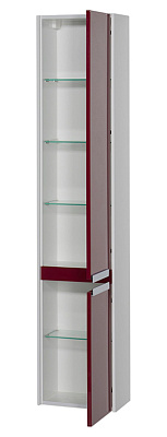 Шкаф-пенал Aquanet Тиволи бордо