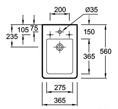 Биде напольное Jacob Delafon Reve E4814