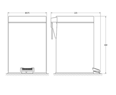 Мусорное ведро Defesto Pro DEF 003 3 л