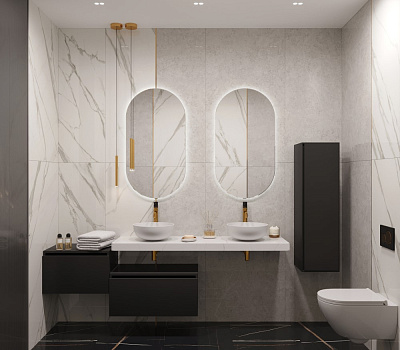 Столешница прямая Armadi Art FLAT CALACATTA 1610*460*70 869-160-CLCT