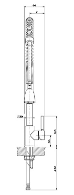 Смеситель Reginox Parana K780K для кухонной мойки