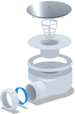 Сифон Анипласт E350C для душевого поддона Калифорния