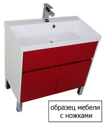 Мебель для ванной Aquanet Тиволи 90 бордо