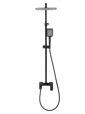 Душевая система WONZON & WOGHAND FIT, Черный матовый WW-88739009-MB