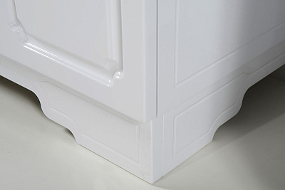 Тумба с раковиной ASB-Mebel Астра нсв декор 85 белая