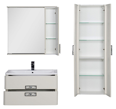 Мебель для ванной Aquanet Паллада 90 слоновая кость