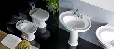 Унитаз приставной Hatria Dolcevita CR вертикальный выпуск