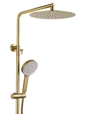 Душевая система WONZON & WOGHAND STICK, Брашированное золото WW-88739017-BG