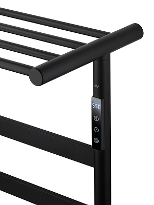 Полотенцесушитель электрический WONZON & WOGHAND ESSEN, Черный матовый WW-A403-MB