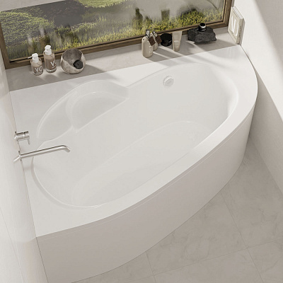 Акриловая ванна Alba Spa Katrina 150х100 левая ВАС027030Л100