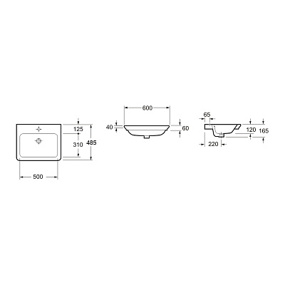 Встраиваемая раковина Lavinia Boho Bathroom Sink 33312009