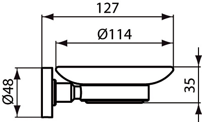 Мыльница Ideal Standard Iom A9122AA