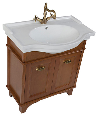 Тумба с раковиной Aquanet Николь 80