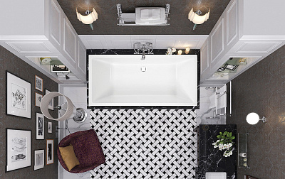 Акриловая ванна VAGNERPLAST Cavallo (180 см)