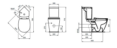 Унитаз-компакт Ideal Standard Connect E781801