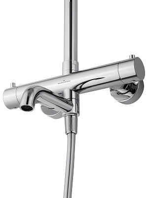 Душевая система с термостатом WONZON & WOGHAND STICK, Хром WW-88739903-CR