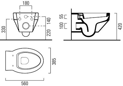 Унитаз подвесной GSI Losanga 751011
