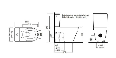 Бачок для унитаза Hatria Daytime Evo