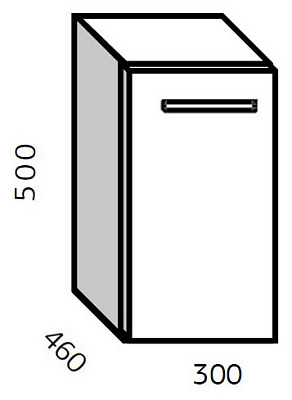 Тумба Cezar Clarus цветная R