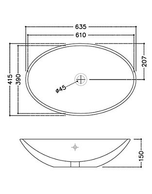 Раковина Jaquar JDS JDS-WHT-25901