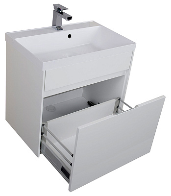 Мебель для ванной Aquanet Латина 70 1 ящик белая