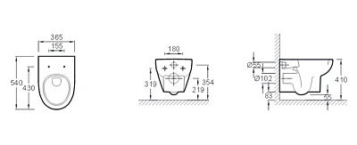 Унитаз подвесной Jacob Delafon Odeon Up E4764
