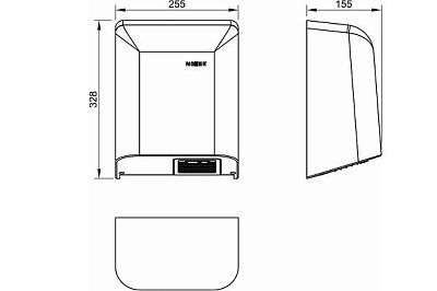 Сушилка для рук Nofer Big Flow 01451.W