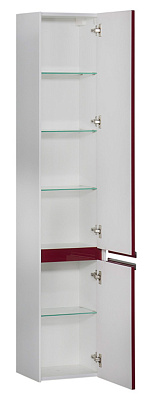 Шкаф-пенал Aquanet Тиволи бордо