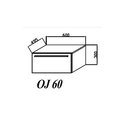Шкаф Kolpa San Jolie OJ 60 WH/WH