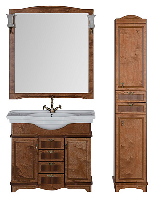 Мебель для ванной Aquanet Луис 100 NEW темный орех