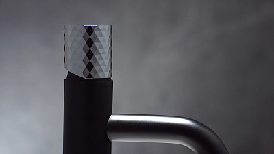 Смеситель Boheme STICK для умыв. низ. WHITE DIAMOND CHROME (комплект) 121-WCR