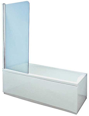 Шторка на ванну Aquanet AQ1 Cariba (L) узорчатое стекло