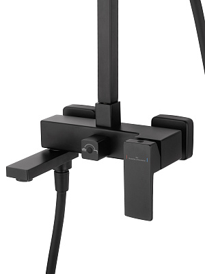 Душевая система WONZON & WOGHAND CUBE 2.0, Черный матовый WW-88047068-MB